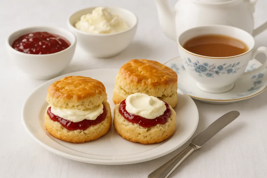 traditional cream tea